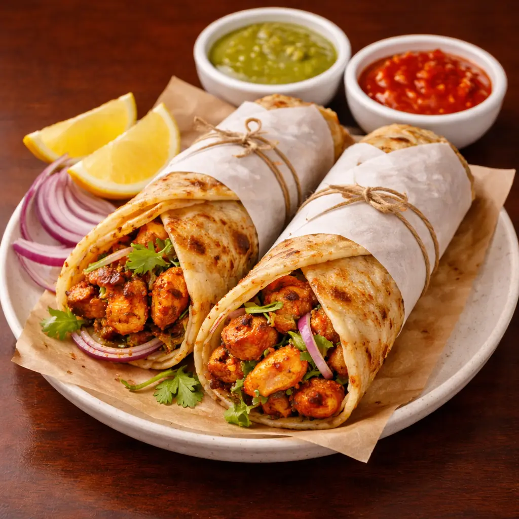 Kathi Rolls - Indian street-style wraps at Bollywood Box Calgary