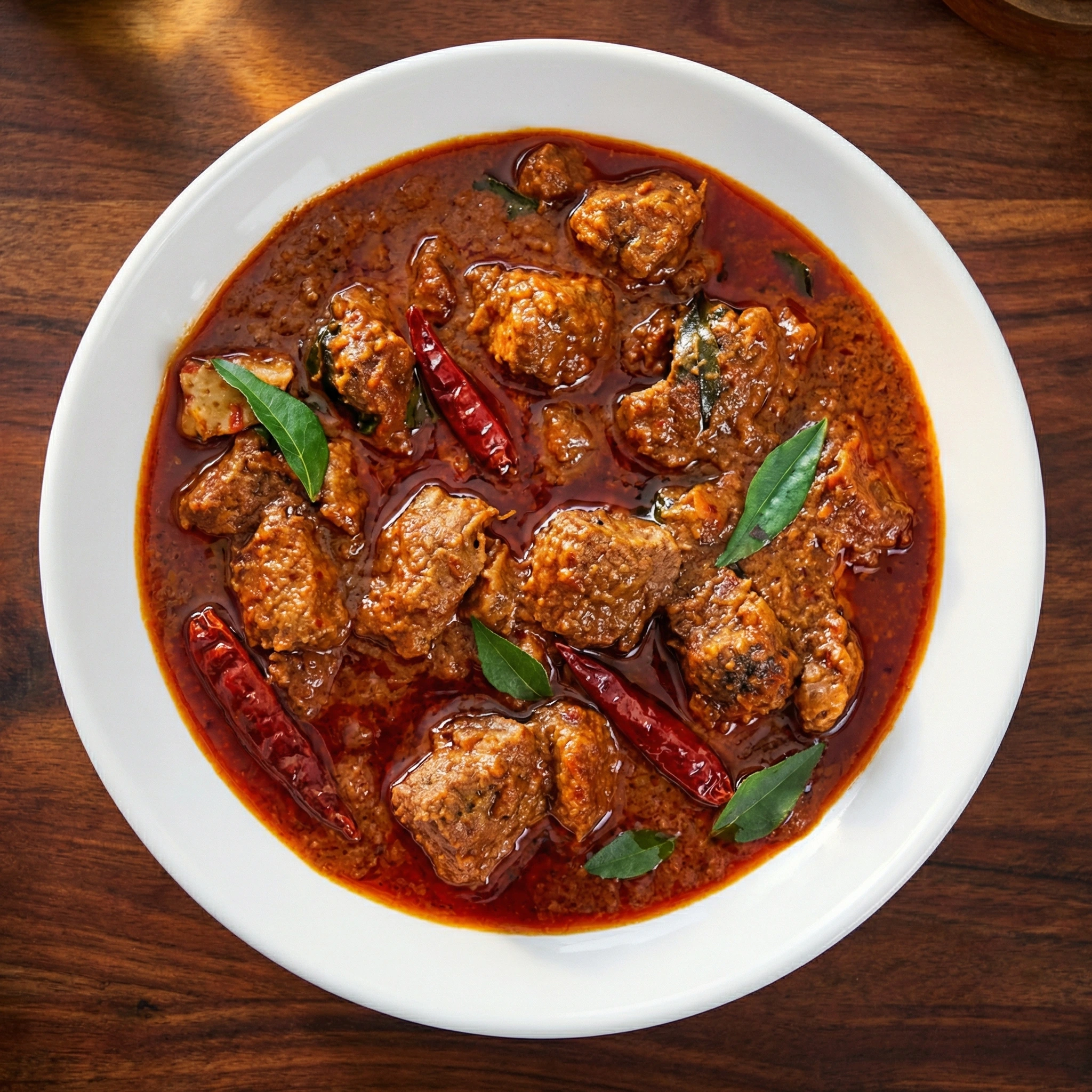 Lamb Vindaloo - spicy Goan-style lamb curry at Bollywood Box Calgary